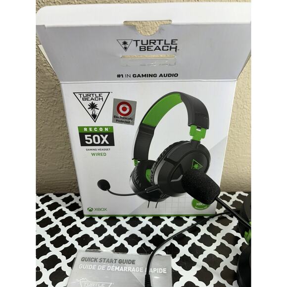 Turtle Beach Ear Force Recon (TBS-2303-01) 50X Stereo Headset - Black/Green - Picture 3 of 10